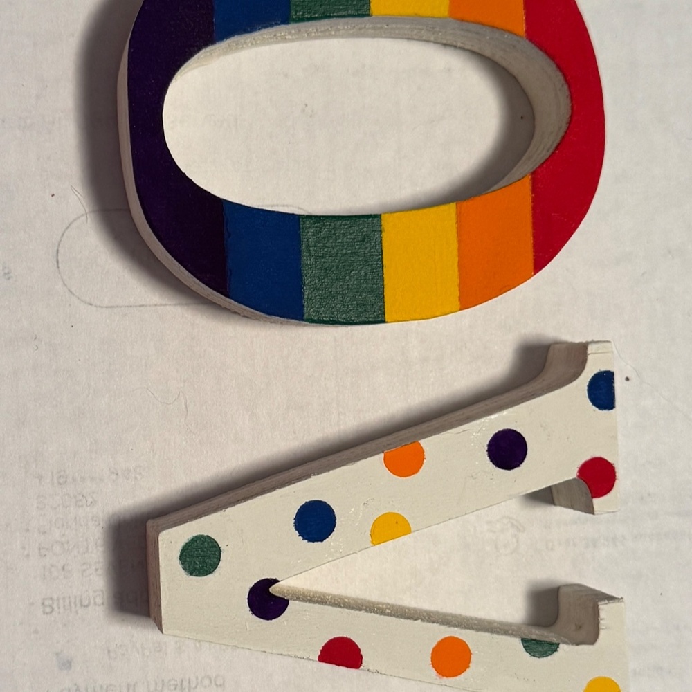Handpainted letters - Picture 16 of 16
